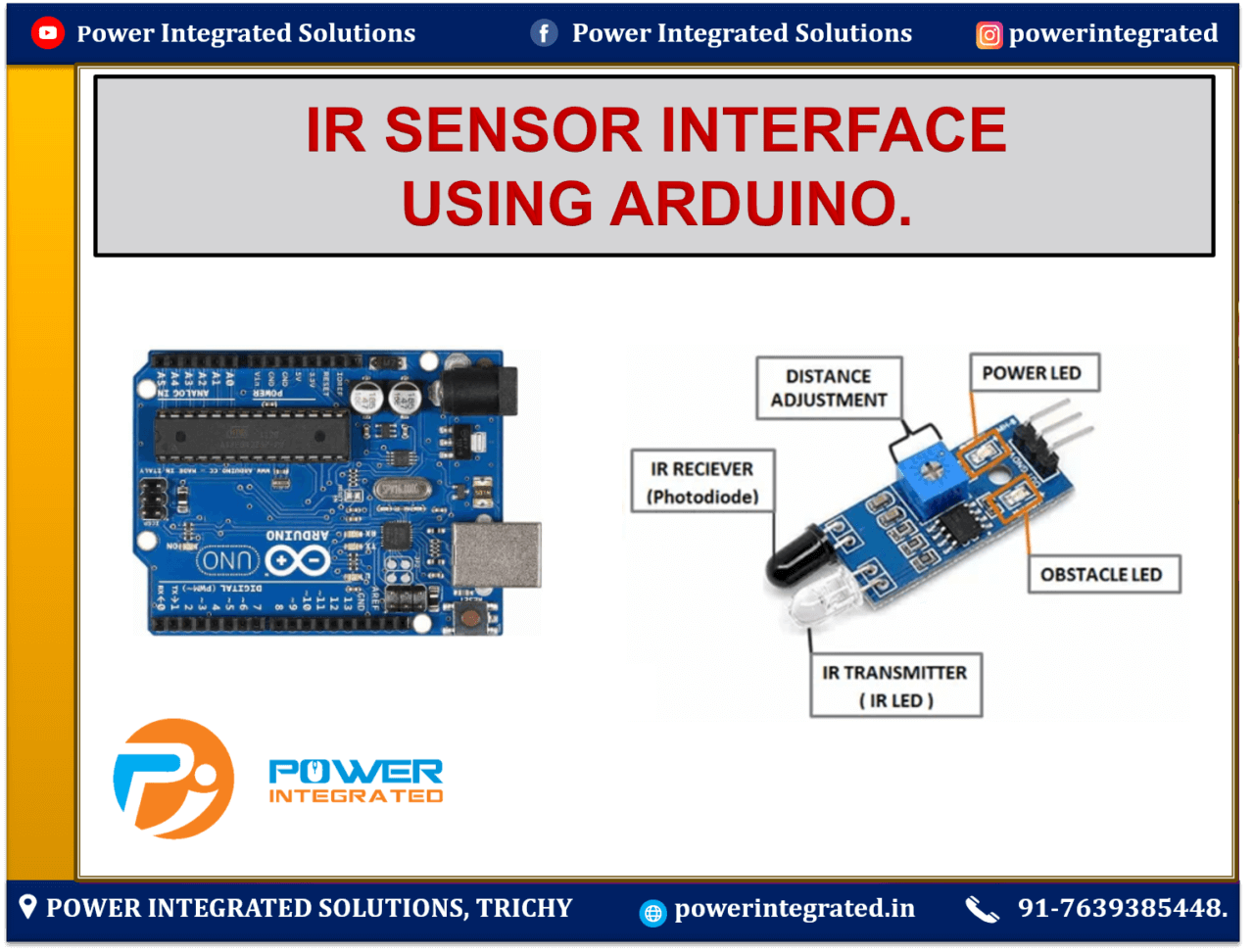 Irs Arduino IR SENSOR INTERFACE USING ARDUINO ATMEGA328P - Project Center in Trichy ...